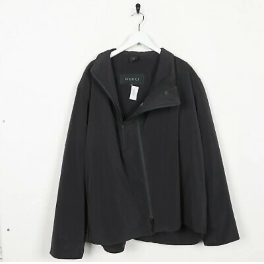 Gucci off‎ center zip up jacket